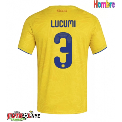 Camiseta Colombia Jhon Lucumi #3 Primera Equipación Mundial 2026 manga corta